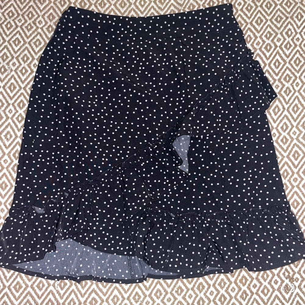 Polka Dot Ruffle Skirt